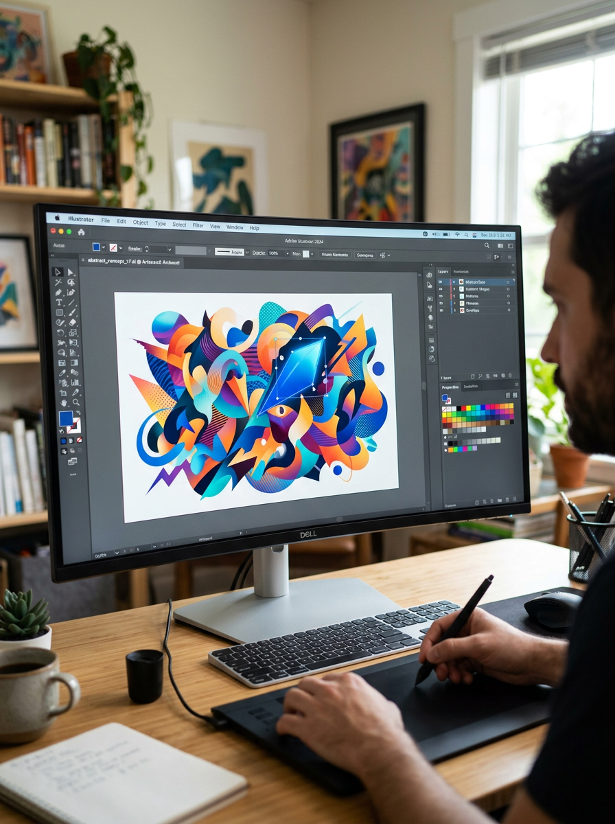 Adobe Illustrator course for fashion, textile and interior designers at GRAAMAARG Studio Athens